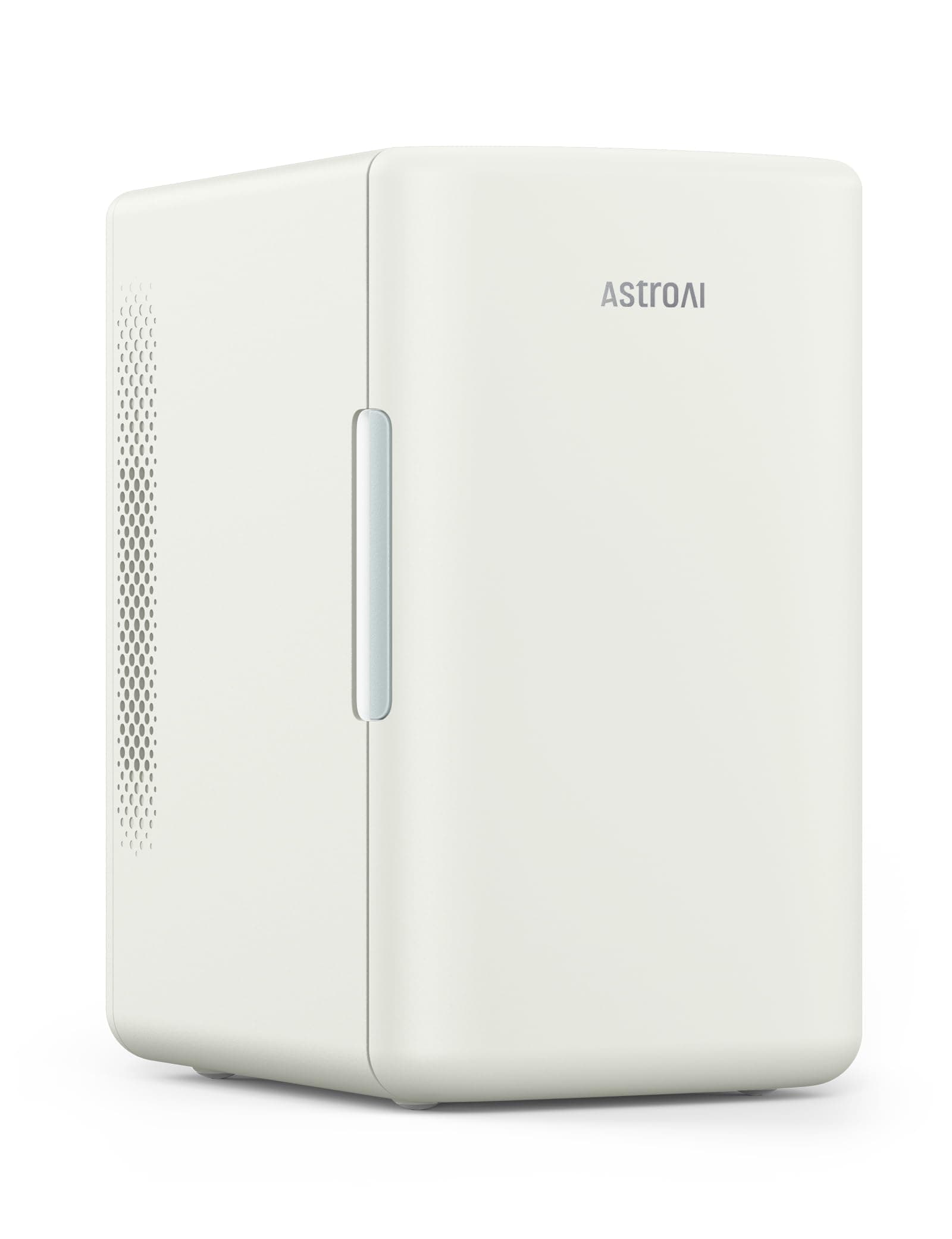 AstroAI 2.0 Gen, 6 Liter/8 Cans Mini Fridge Makeup Skincare Fridge 110V AC/ 12V DC Portable Thermoelectric Cooler and Warmer Little Tiny Fridge for Bedroom, Cosmetics (Beige)