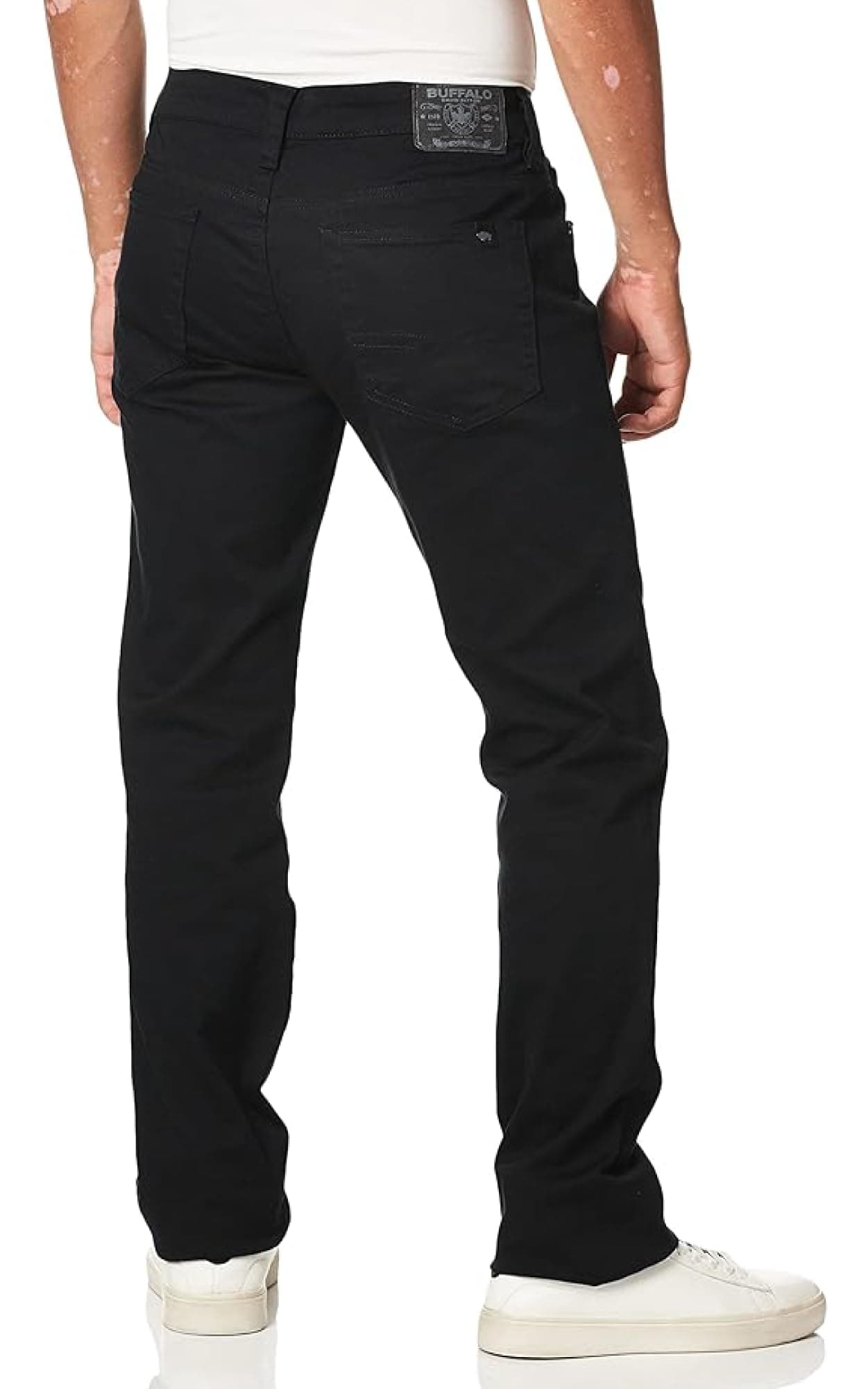Buffalo David Bitton Men's Straight Six Jeans, Authentic Black, 40W x 32L thumbnail 2