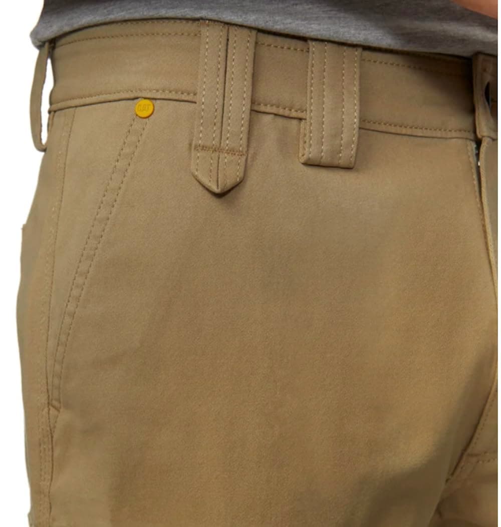 CAT Caterpillar Workwear Men's Cargo Flex Shorts (US, Numeric, 34, Regular, Regular, Tan) thumbnail 5