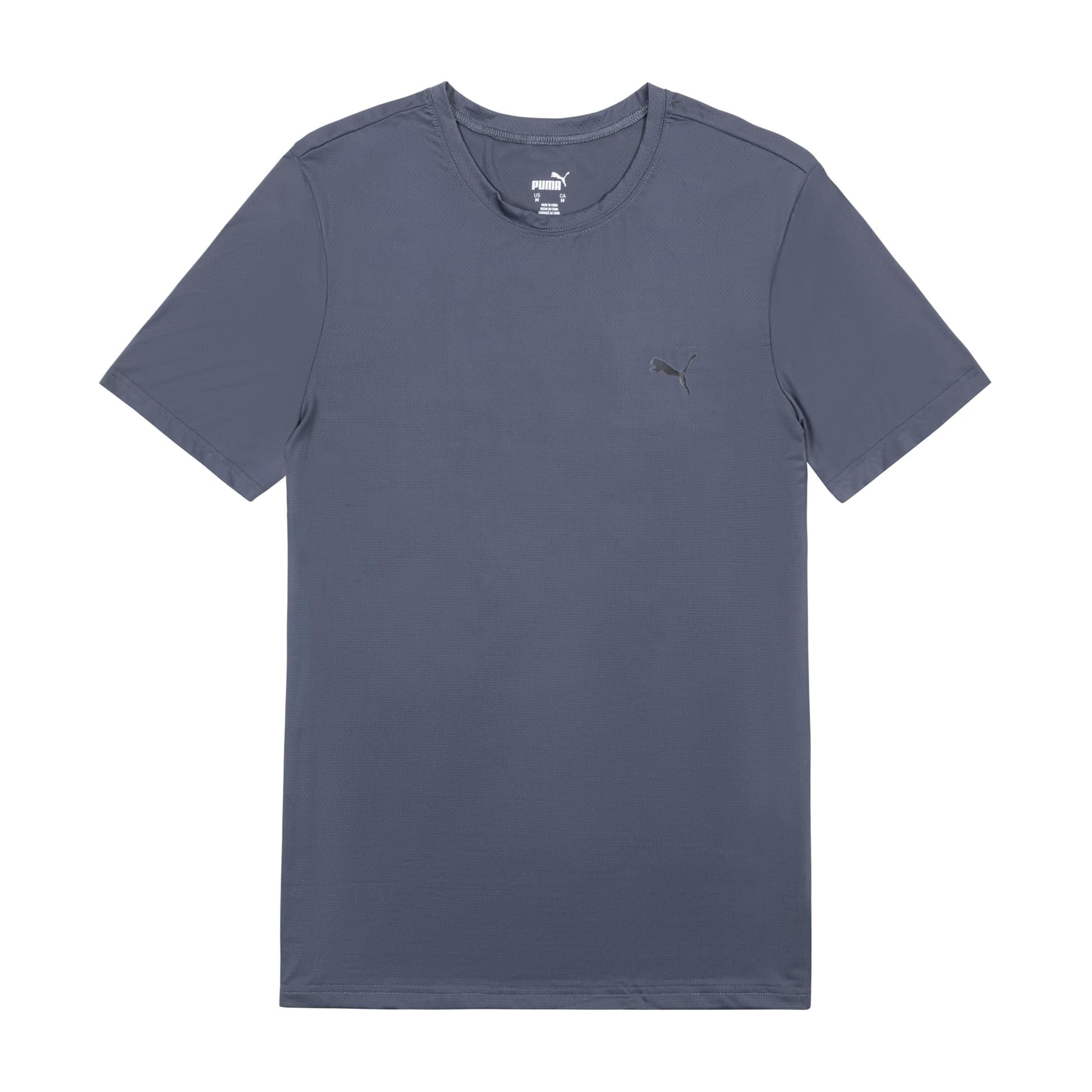Puma Men's 360 Cool Mesh Crew Neck Tee Shirt, Grey, Medium thumbnail 4