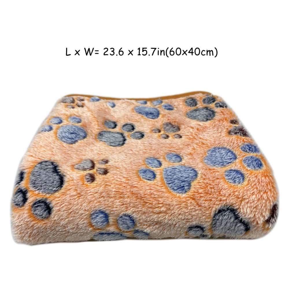 8 Pcs Fluffy Pet Blankets for Puppy Cat, Soft Snuggle Flannel 23.6" x 15.7" thumbnail 5