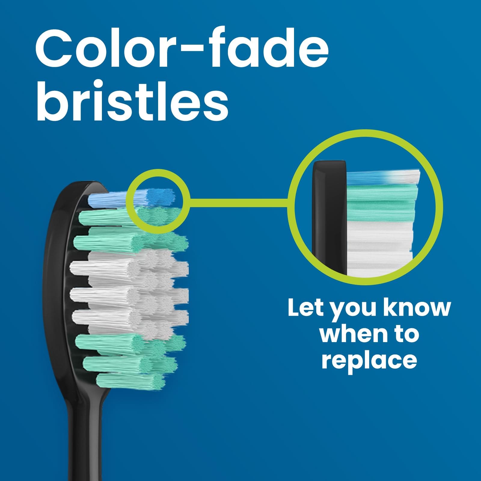 Harobey Replacement Toothbrush Heads 10 Pack Compatible with AquaSonic Black Series, Vibe Series Electric Toothbrush, Black thumbnail 5