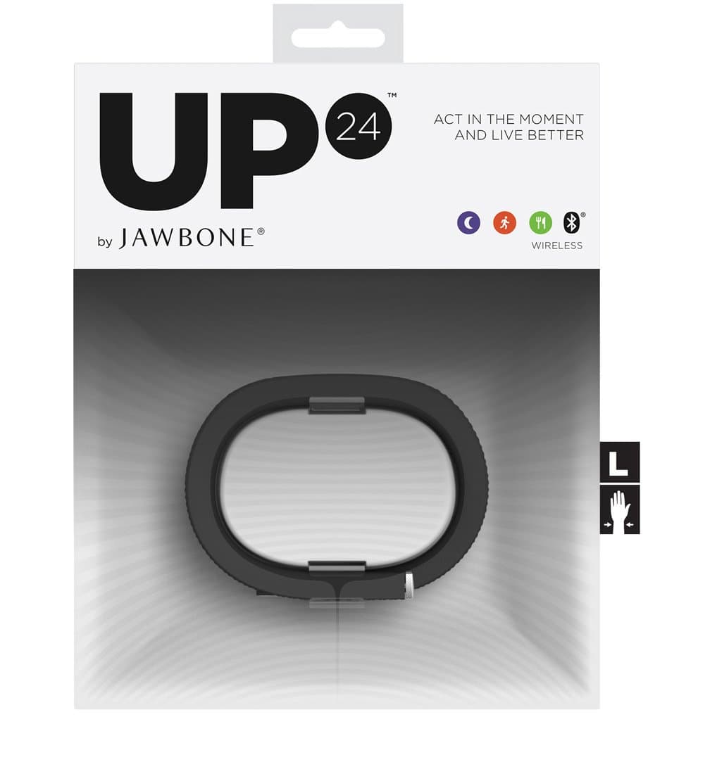 Jawbone UP24 Large Fitness Band, Black Onyx thumbnail 3