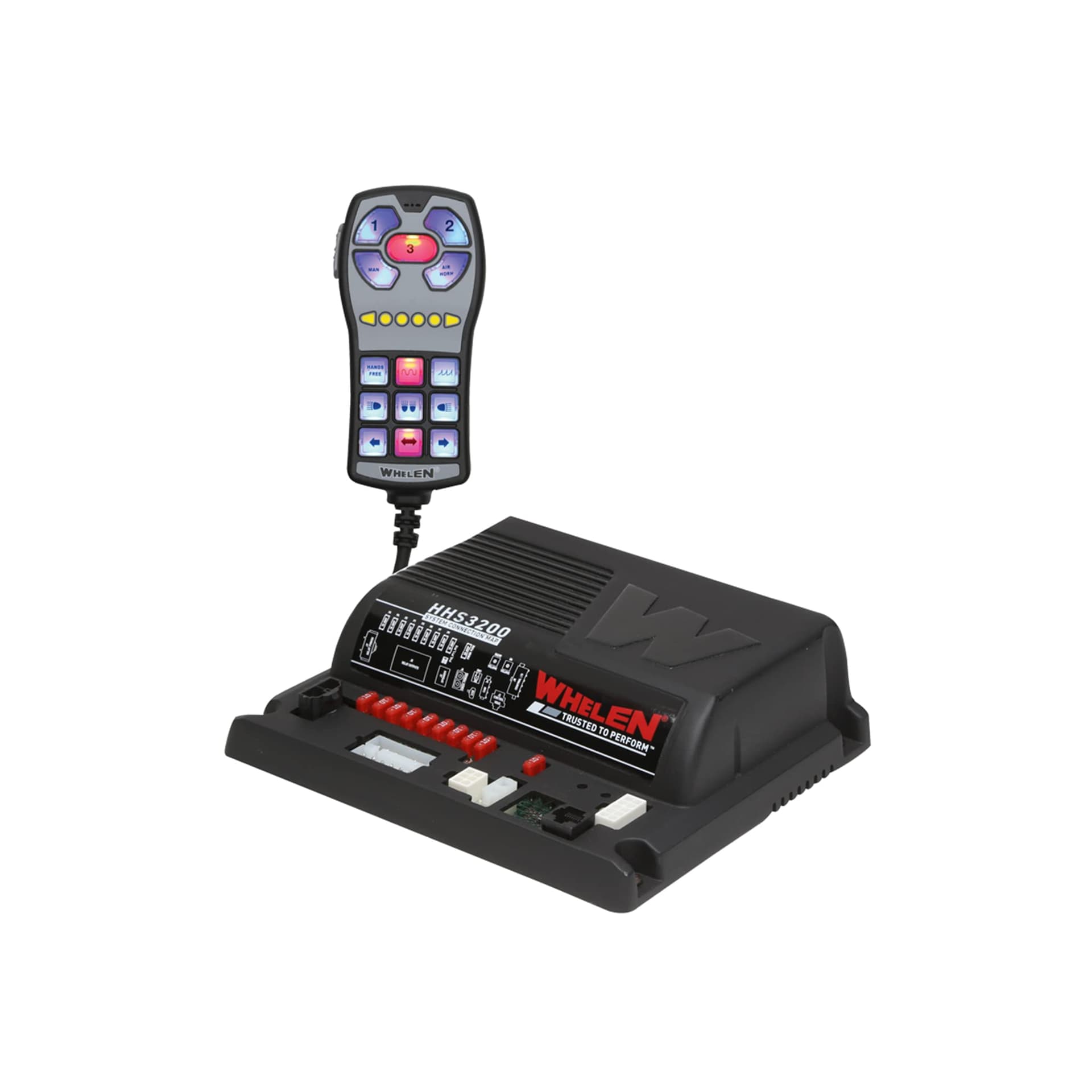 Whelen HHS3200 200Watt Siren - 1 Pack - Hand-Held Controller - Compatible with Most Vehicle Types — image 1