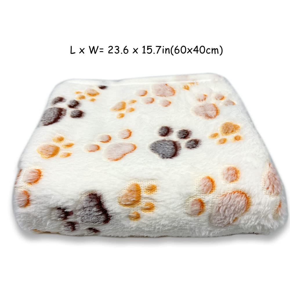 8 Pcs Fluffy Pet Blankets for Puppy Cat, Soft Snuggle Flannel 23.6" x 15.7" thumbnail 4