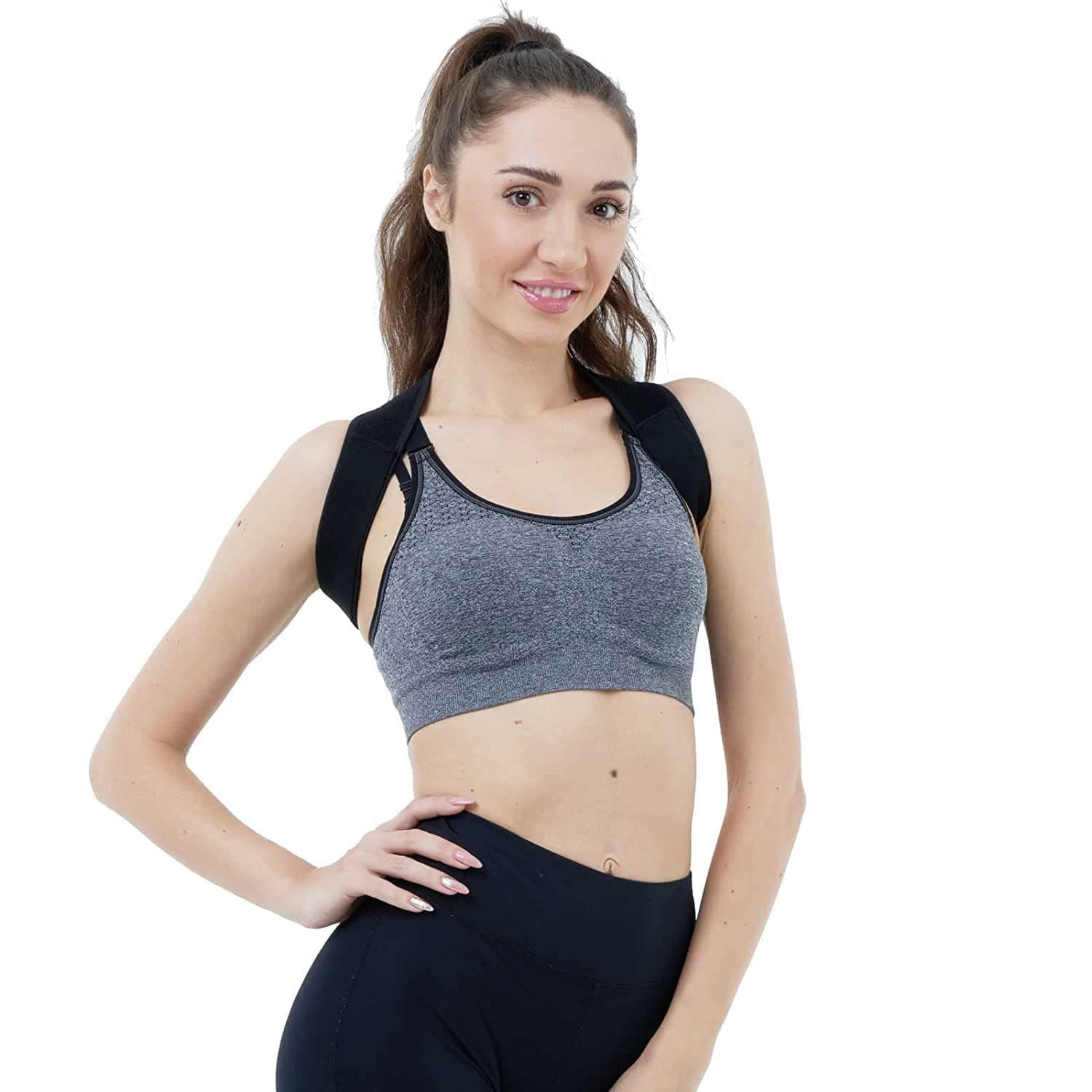 Posture Corrector for Women and Men,Adjustable Upper Back Brace, Breathable Back Support straightener, Providing Pain Relief from Lumbar, Neck, Shoulder, and Clavicle, Back. (1) thumbnail 3