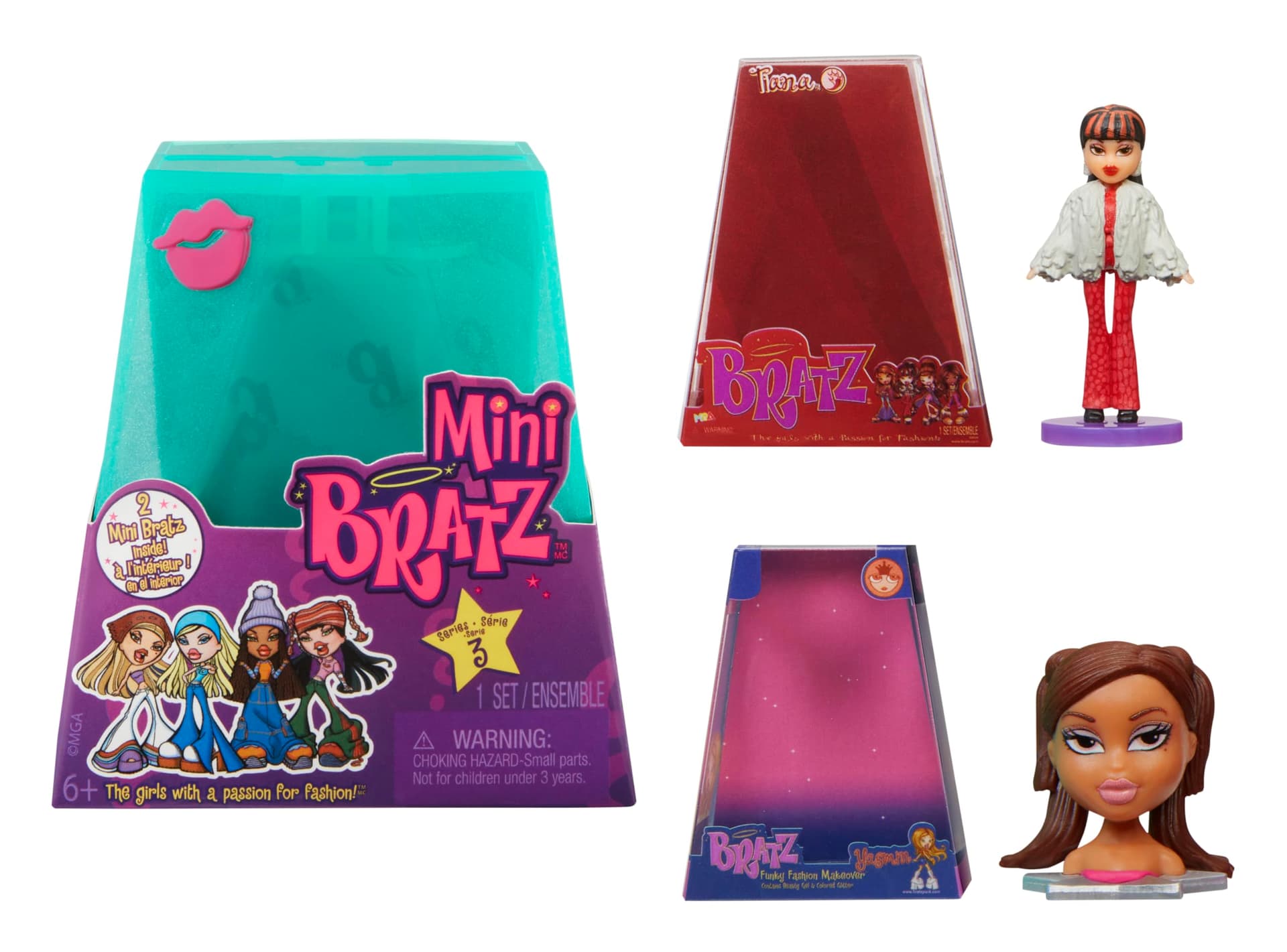 Bratz Mini Series 3 Collectible Figures by MGA's Miniverse, 2 Mini in Each Pack, Blind Packaging Doubles as Display, Y2K Nostalgia, Collectors Ages 6 7 8 9 10+ thumbnail 4
