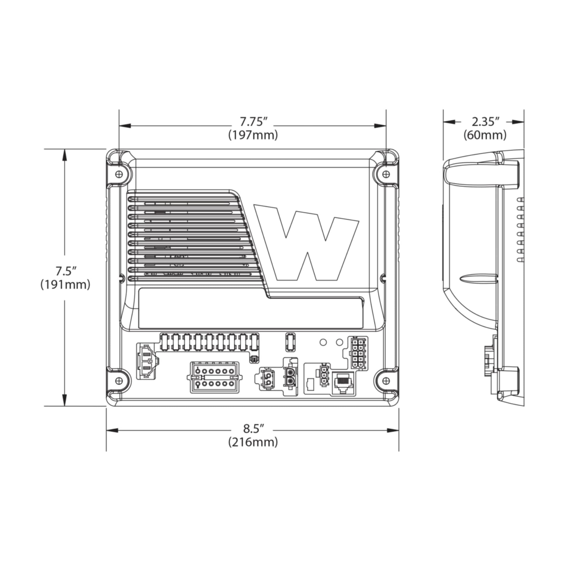 Whelen HHS3200 200Watt Siren - 1 Pack - Hand-Held Controller - Compatible with Most Vehicle Types thumbnail 4