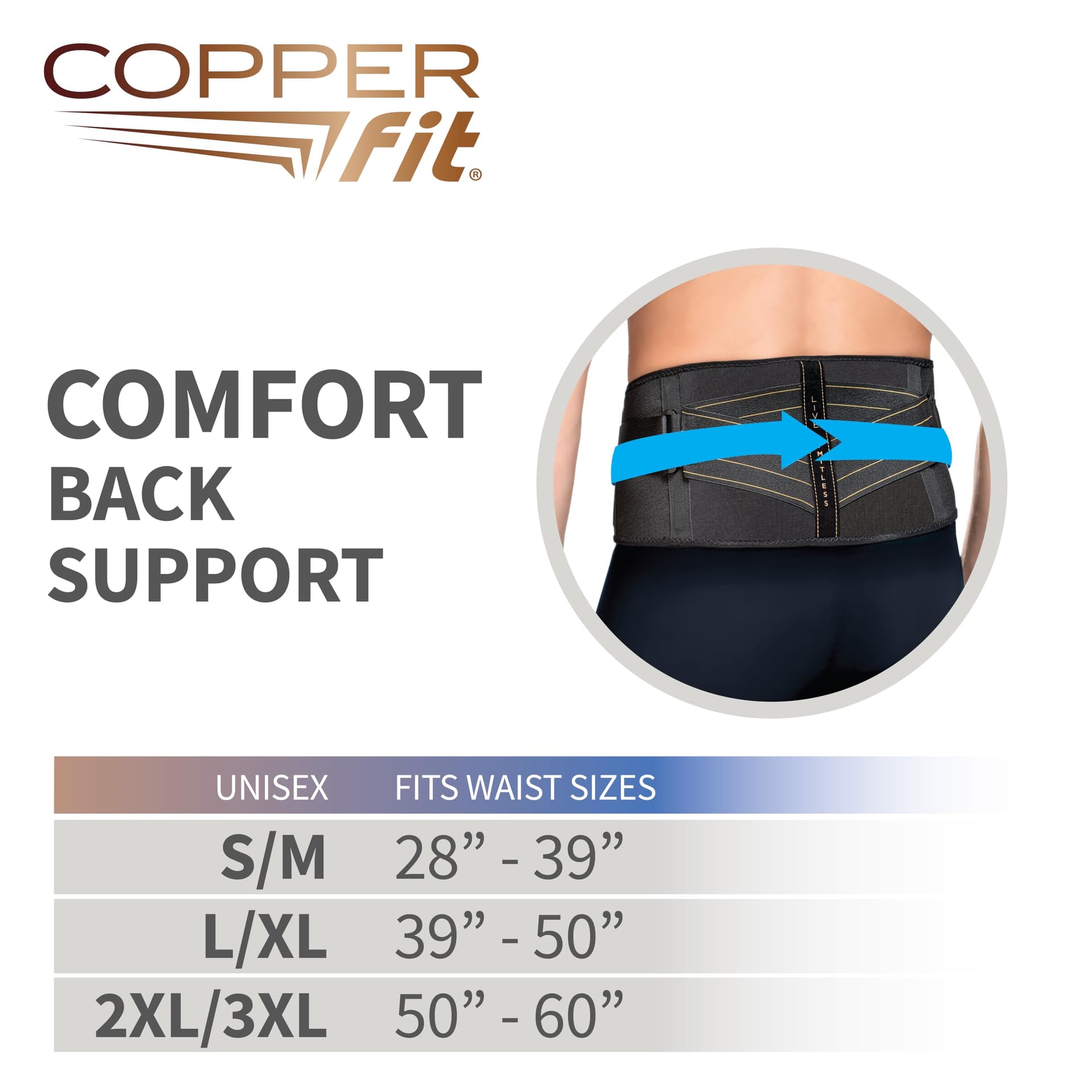 Copper Fit CFBACK - New - Sealed | Medical Supplies & Equipment thumbnail 3