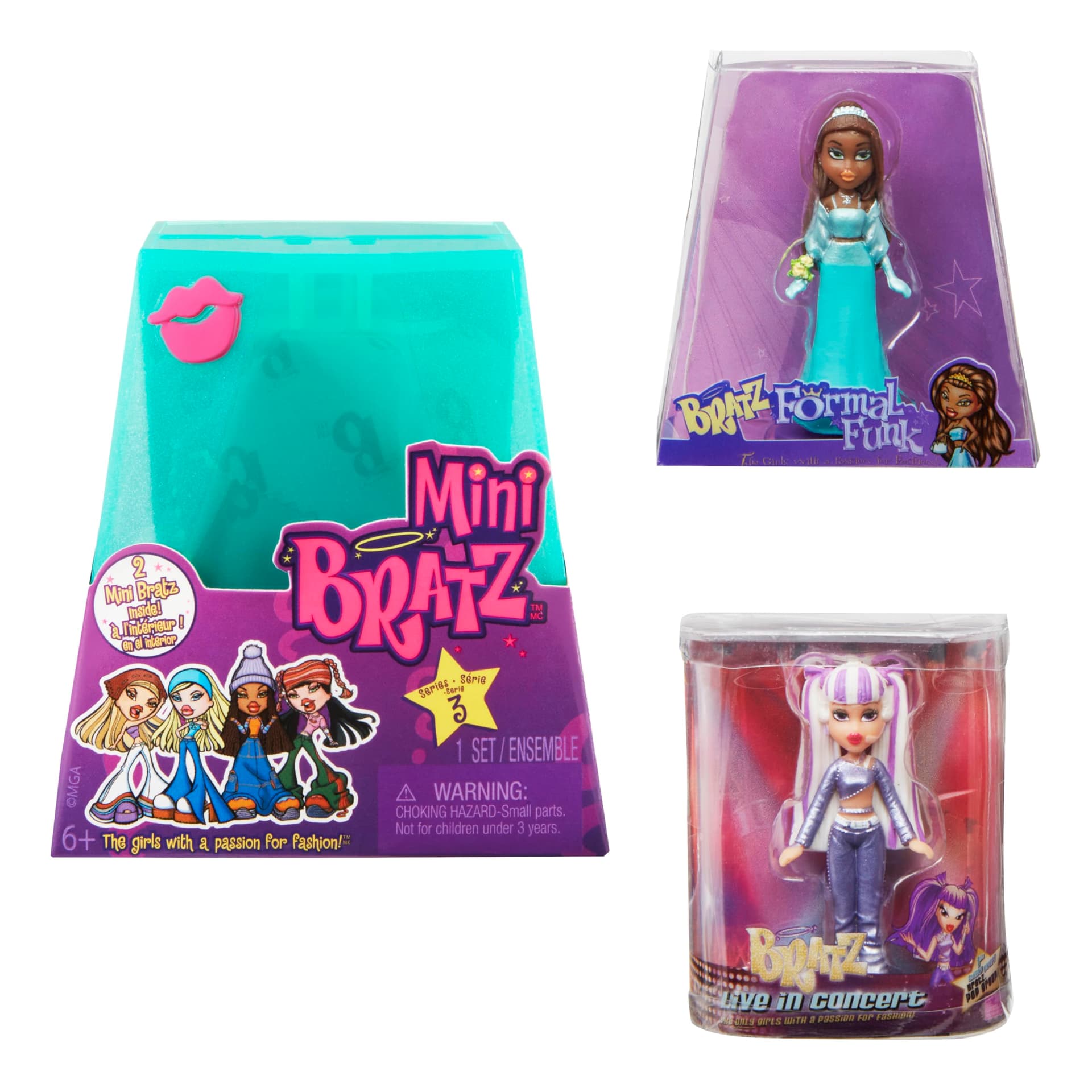 Bratz Mini Series 3 Collectible Figures by MGA's Miniverse, 2 Mini in Each Pack, Blind Packaging Doubles as Display, Y2K Nostalgia, Collectors Ages 6 7 8 9 10+ — image 1