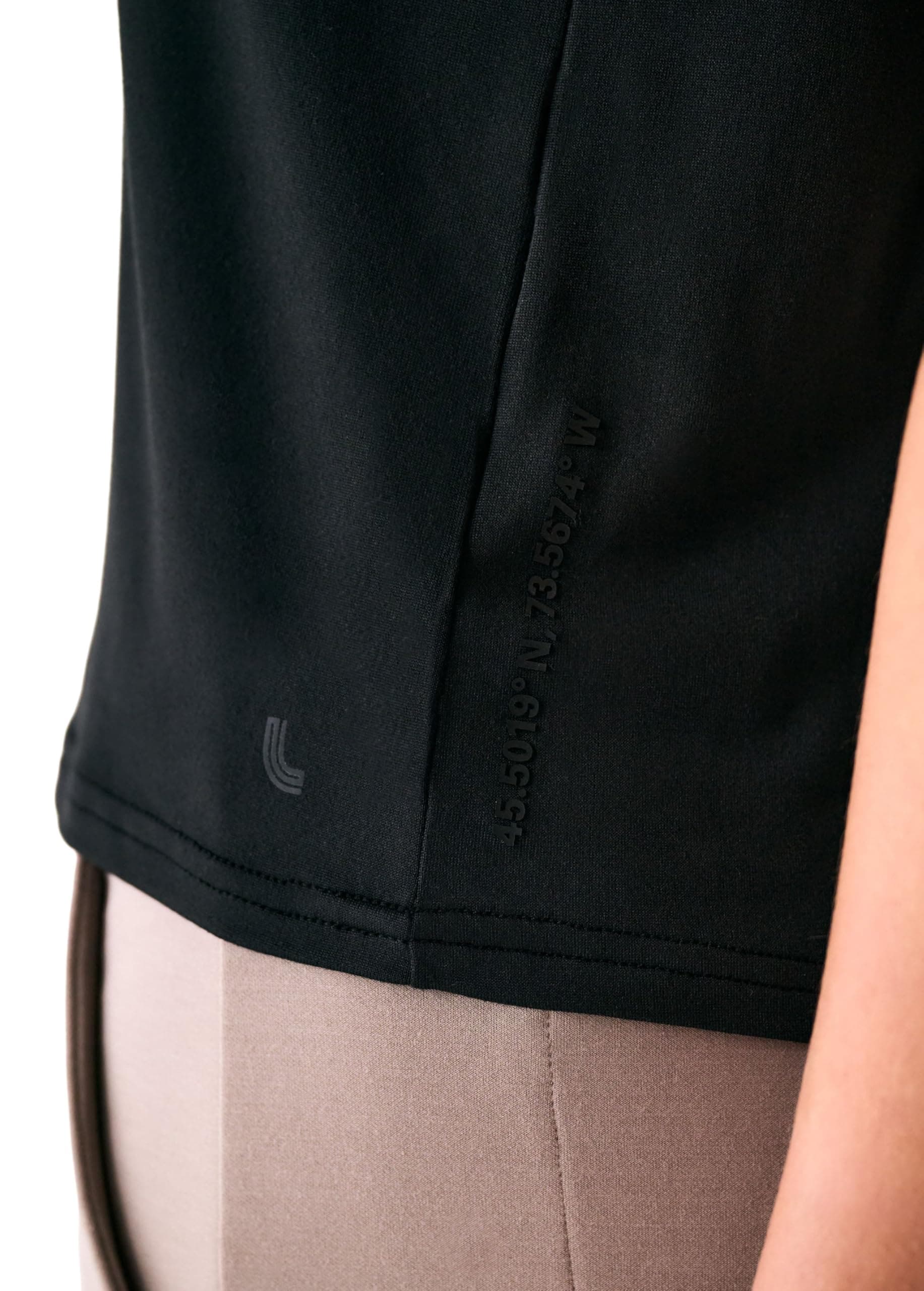 LOLË Women's Vital Tee | Soft T-Shirt for Women | Lightweight & Breathable | Everyday & Athletic Tee, Black, S thumbnail 5