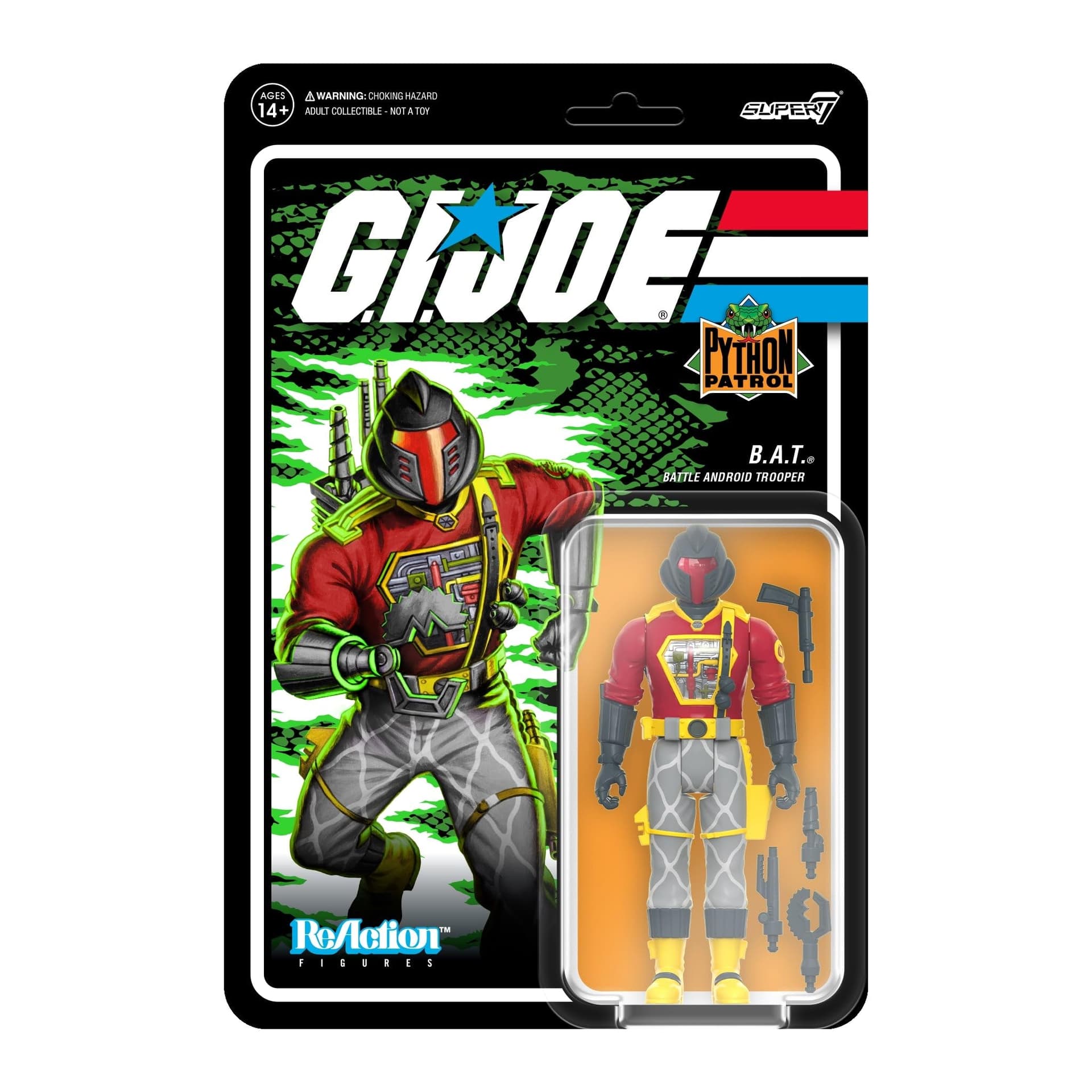 G.I. Joe Python Patrol Cobra BAT 3 3/4-Inch Reaction Figure