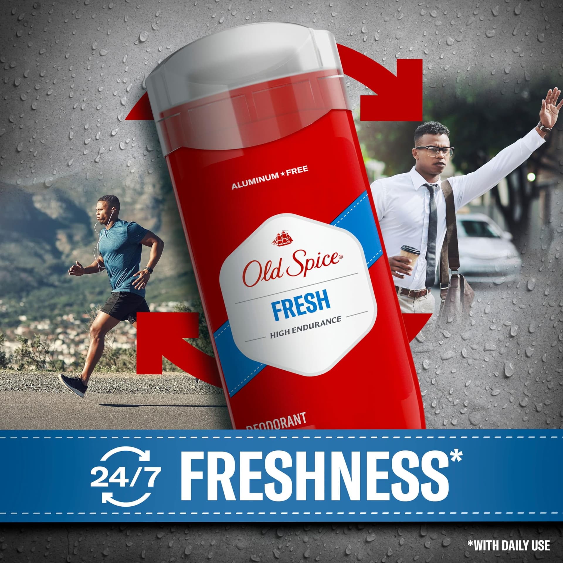 Old Spice High Endurance Deodorant for Men, Aluminum Free, 48 Hour Protection, Fresh Scent, 107 g thumbnail 4