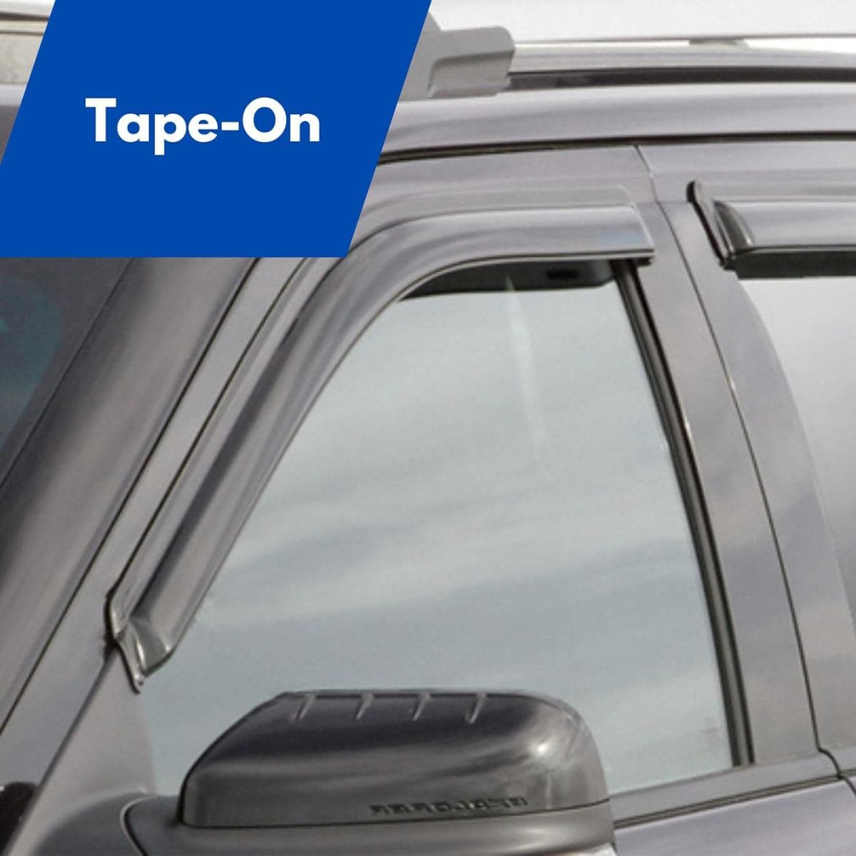 IG Window Visor for Chevrolet Spark 2016-2022, Rain Guard Tape-On Extra Durable Wind Sun Side Vent Window Deflector, 2016 2017 2018 2019 2020 2021 2022 thumbnail 3