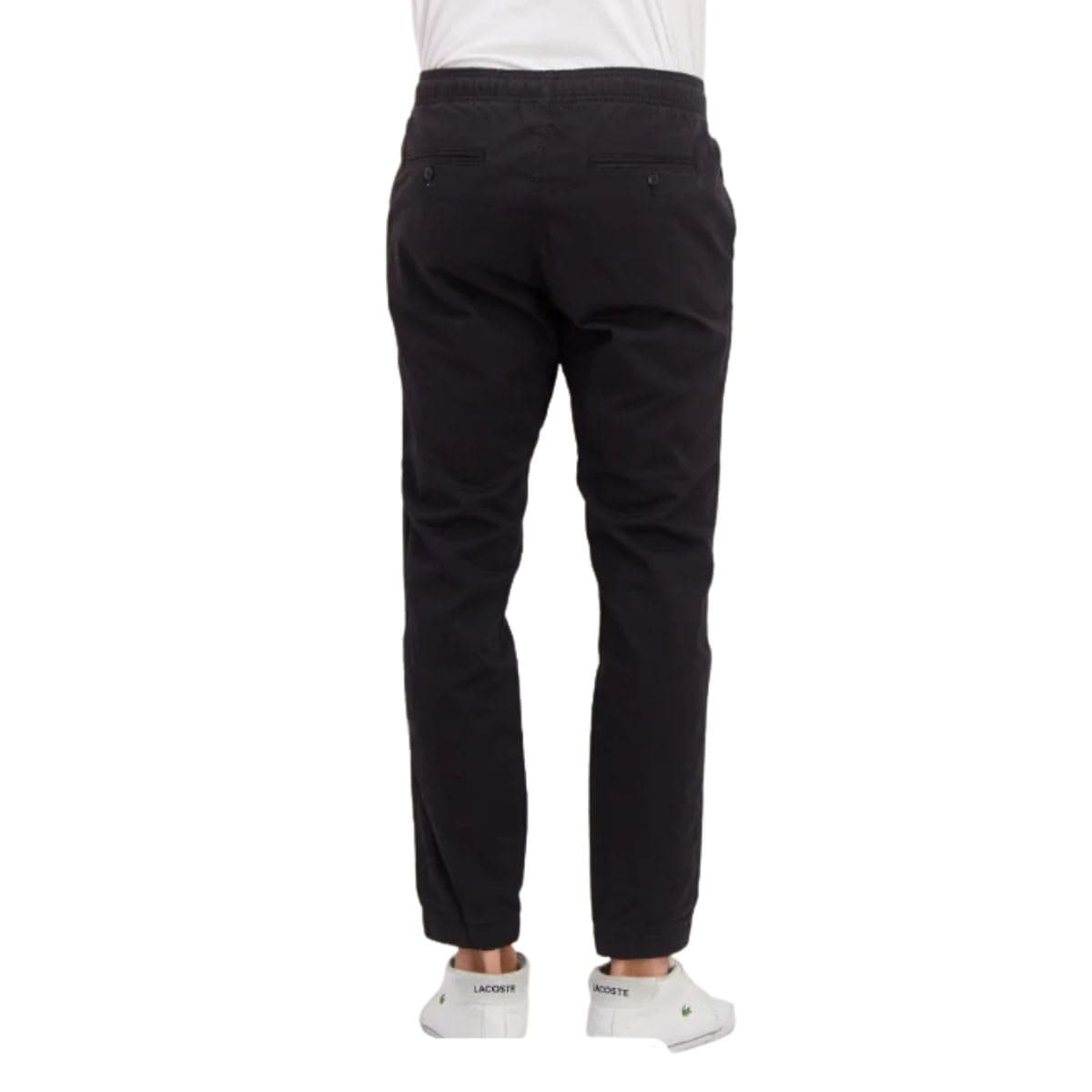 GAP Men Regular Fit Plain Jogger Pants, Black thumbnail 4