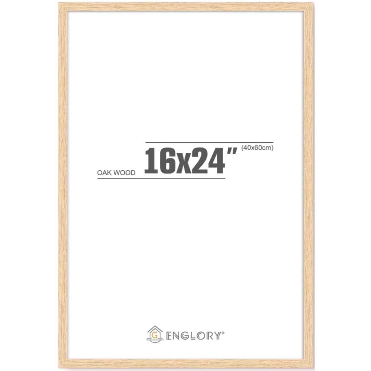 Oak Wood Picture Frame - ENGLORY 16x24 Natural