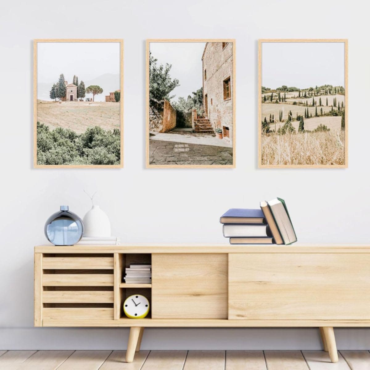 16x24 Inch Natural Solid Oak Wood Picture Frame Poster Frame Wall Photo Frame thumbnail 4