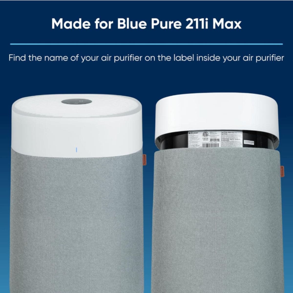 Smokeblock Replacement Filter - BLUEAIR Blue Pure 211i Max thumbnail 2