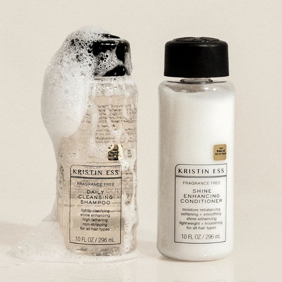 Kristin Ess Hair Fragrance Free Shine Enhancing Hair Conditioner, Moisturizing, Color Safe, Vegan + Sulfate Free - 10 fl oz thumbnail 2