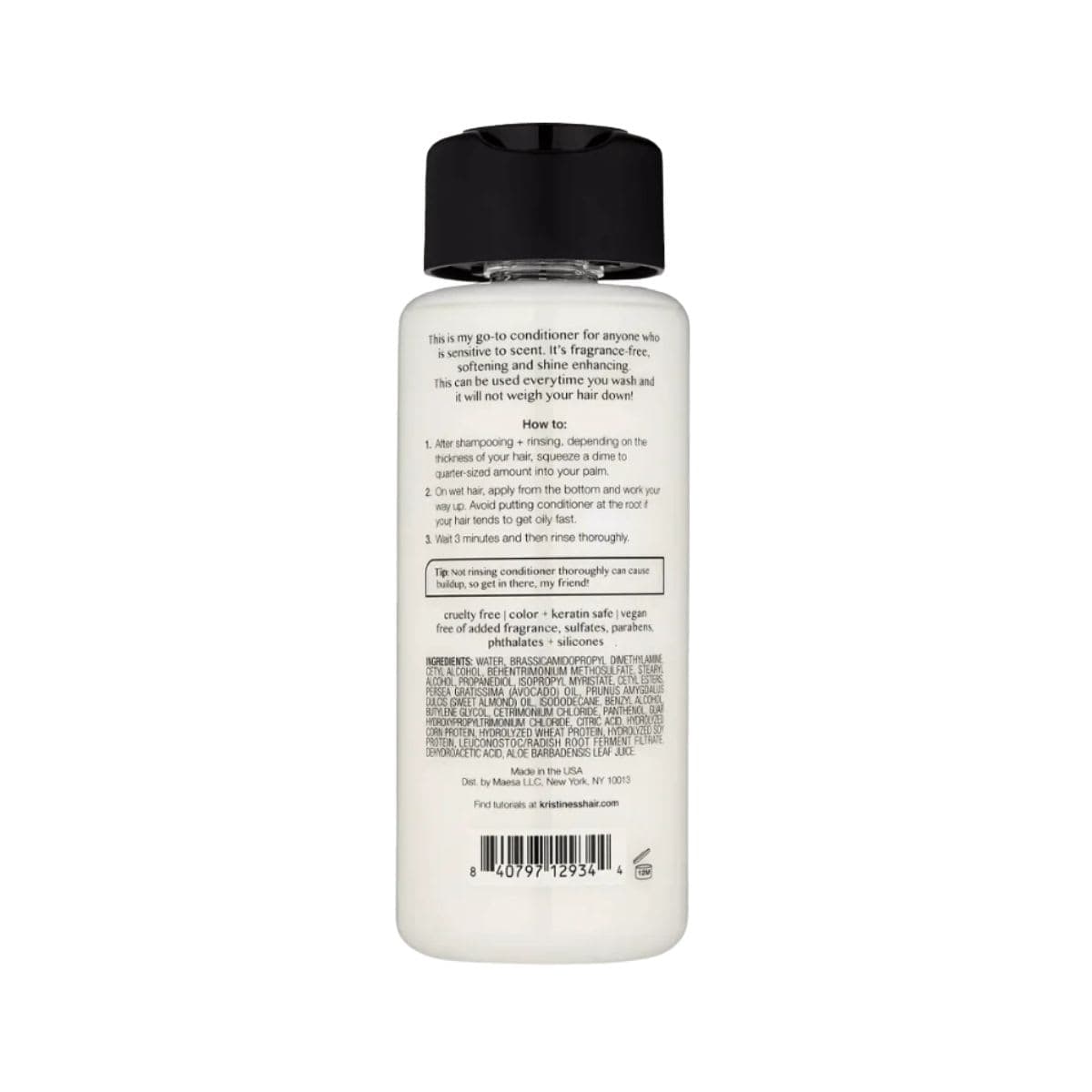 Kristin Ess Hair Fragrance Free Shine Enhancing Hair Conditioner, Moisturizing, Color Safe, Vegan + Sulfate Free - 10 fl oz thumbnail 4