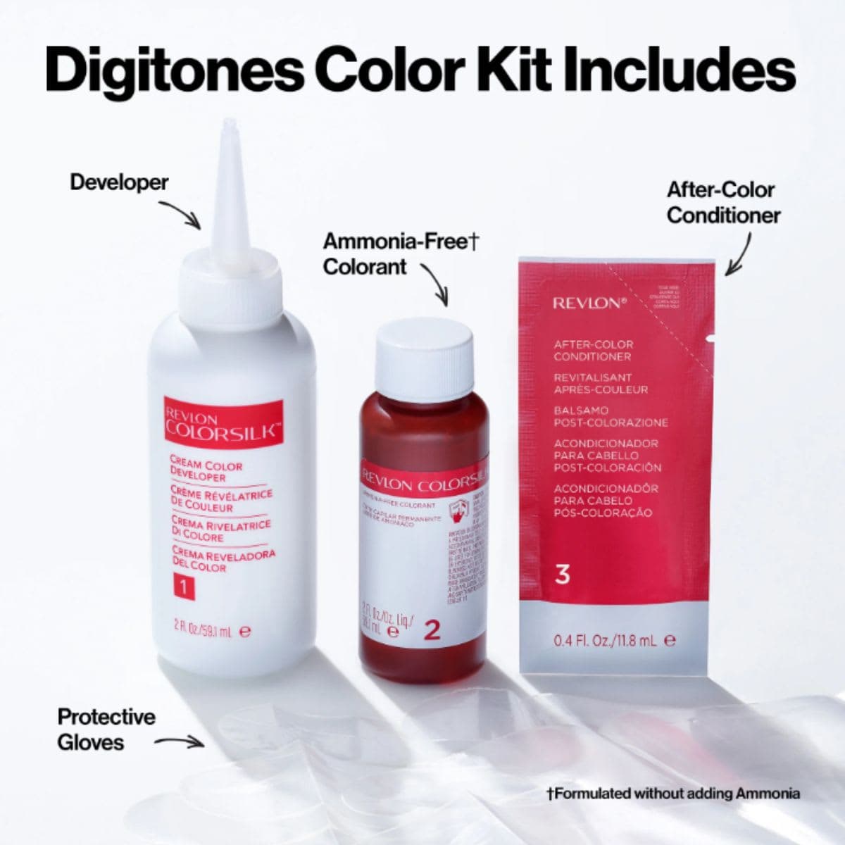 Revlon ColorSilk Digitones Permanent Hair Color with Keratin, Pastel Pink, 1 count thumbnail 6