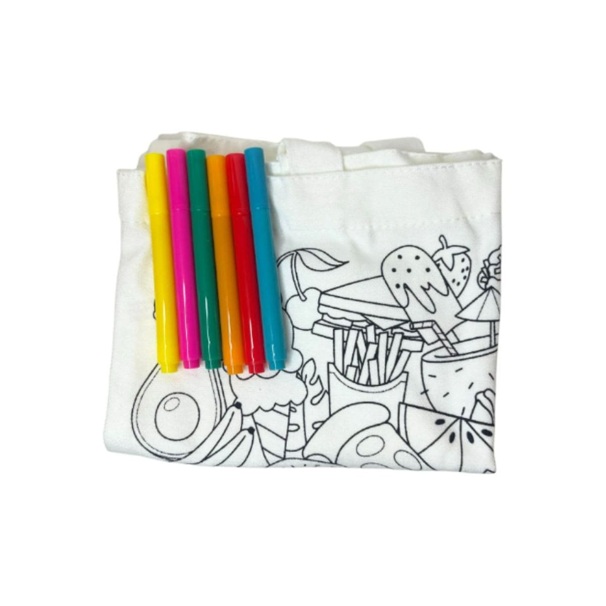 Mondo Llama Create Your Own Tote Bag Kit - Fabric Tote Drawing and Coloring Kit thumbnail 3