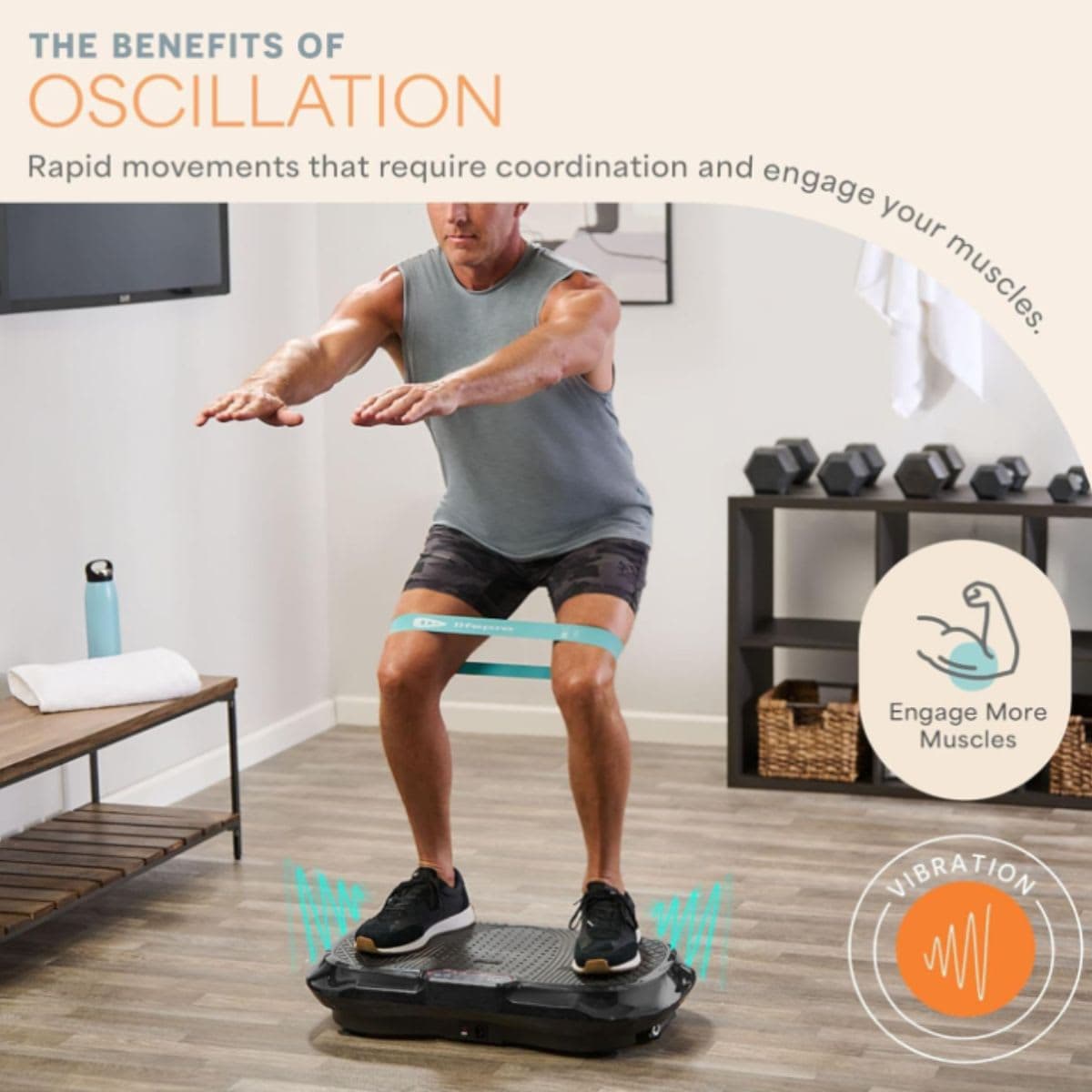 Vibration Plate Exercise Machine - LifePro Black thumbnail 4
