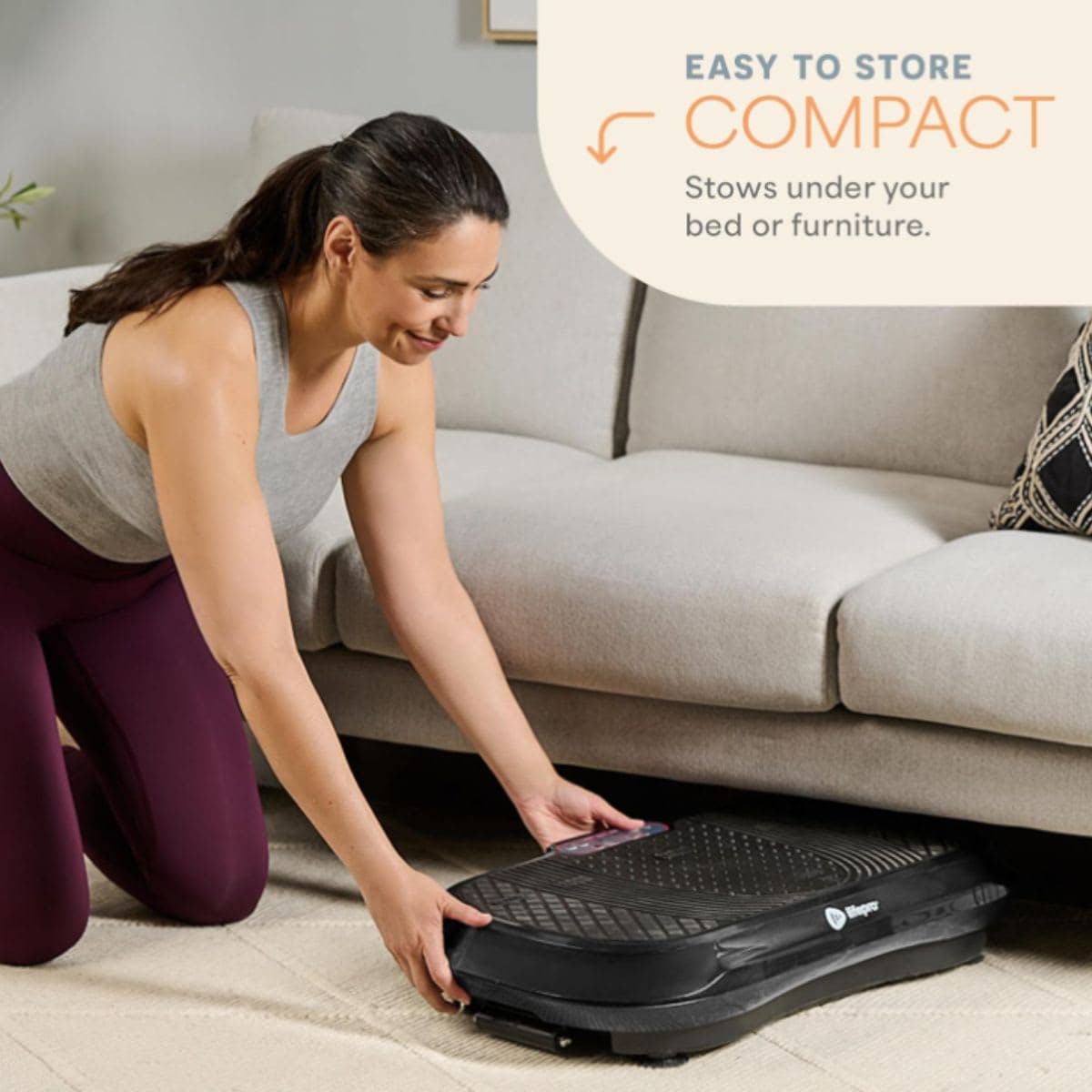 Vibration Plate Exercise Machine - LifePro Black thumbnail 7