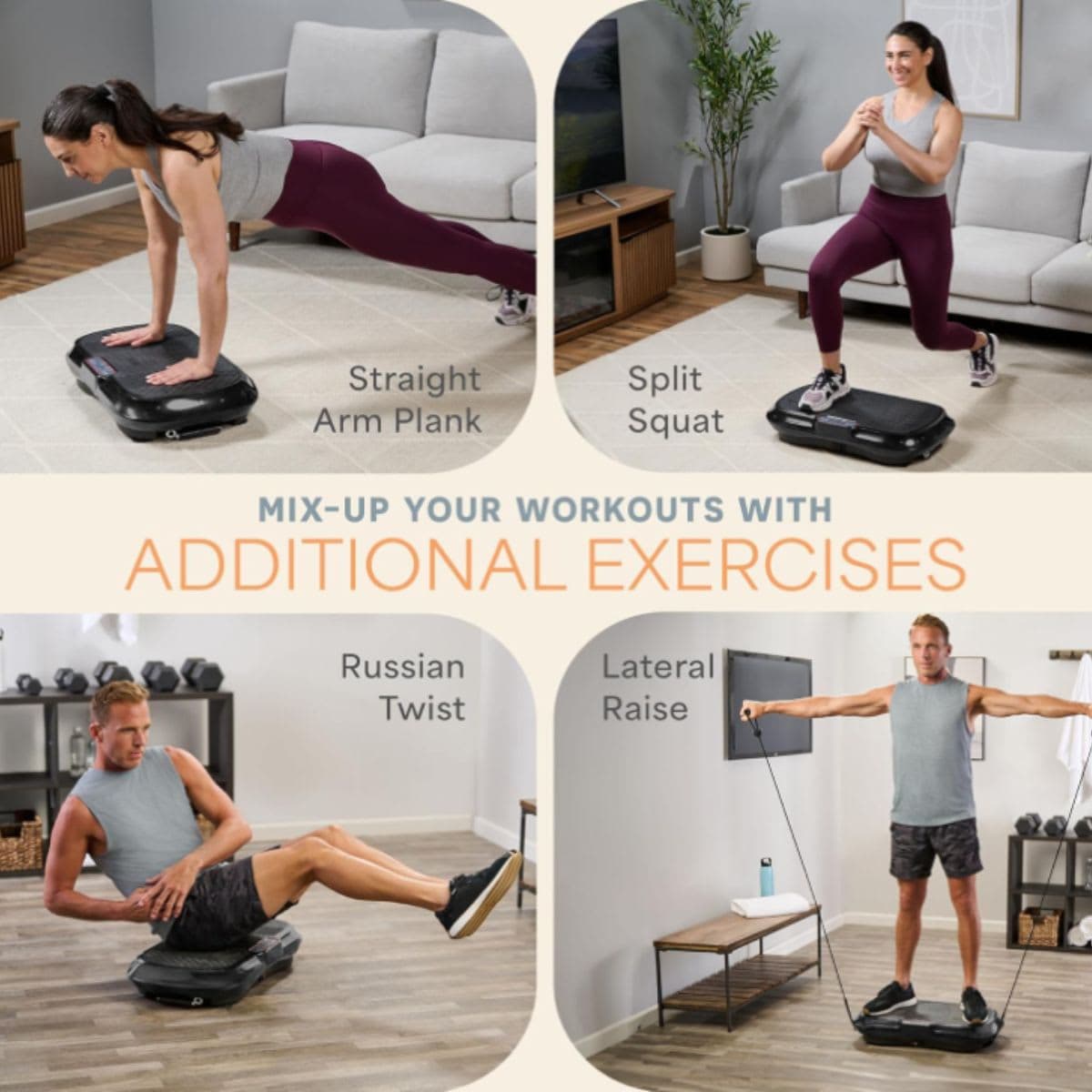 Vibration Plate Exercise Machine - LifePro Black thumbnail 8