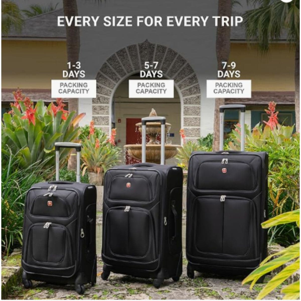 Softside Expandable Luggage - SwissGear Dark Grey 29-Inch thumbnail 3