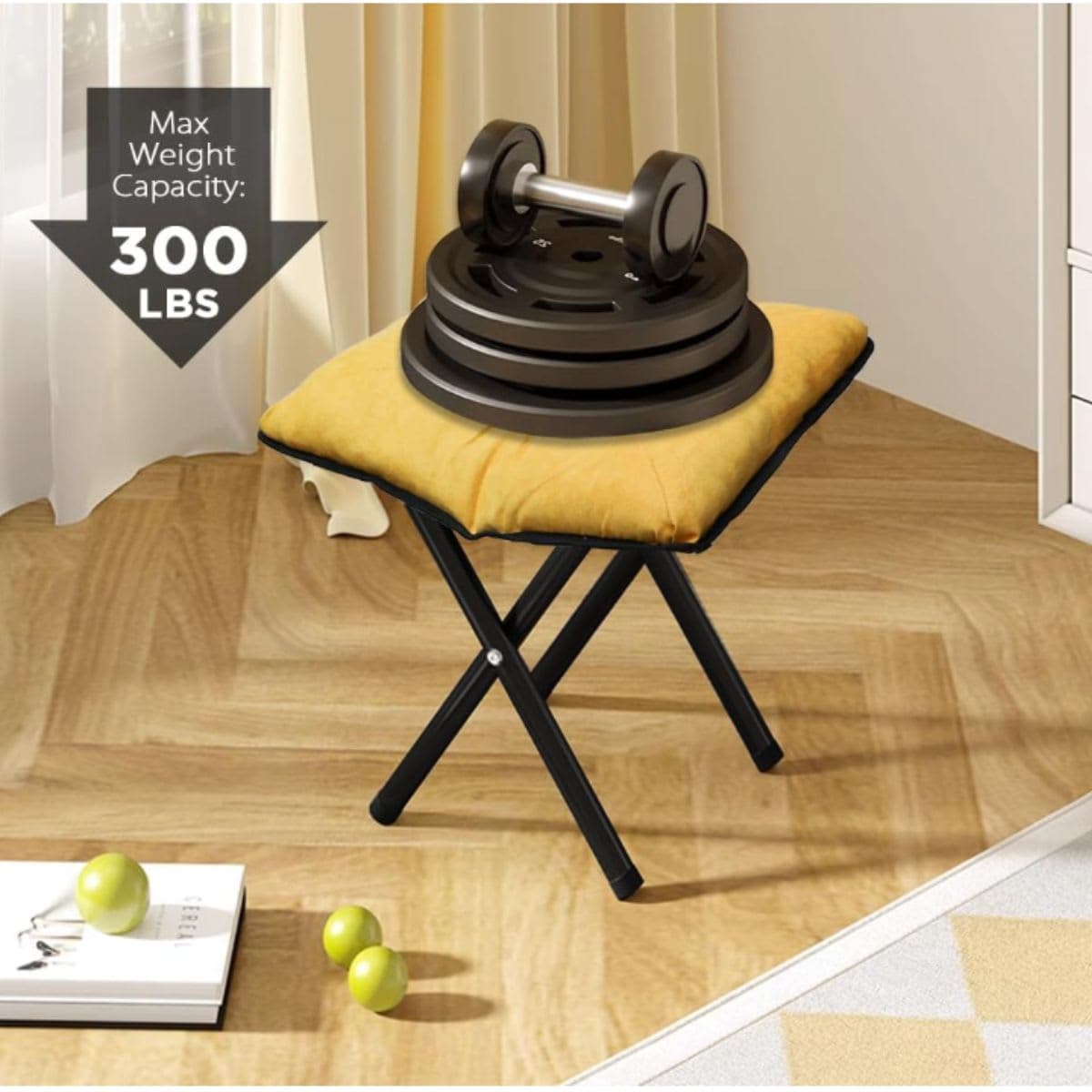 Foldable Ottoman Foot Rest - Generic Blue thumbnail 8