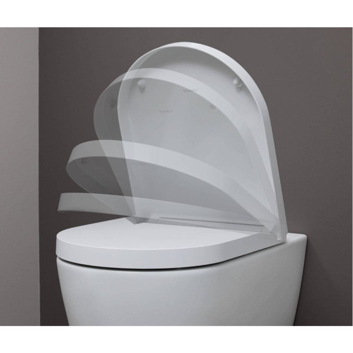 Front Toilet Seat - Duravit White Soft Close thumbnail 9