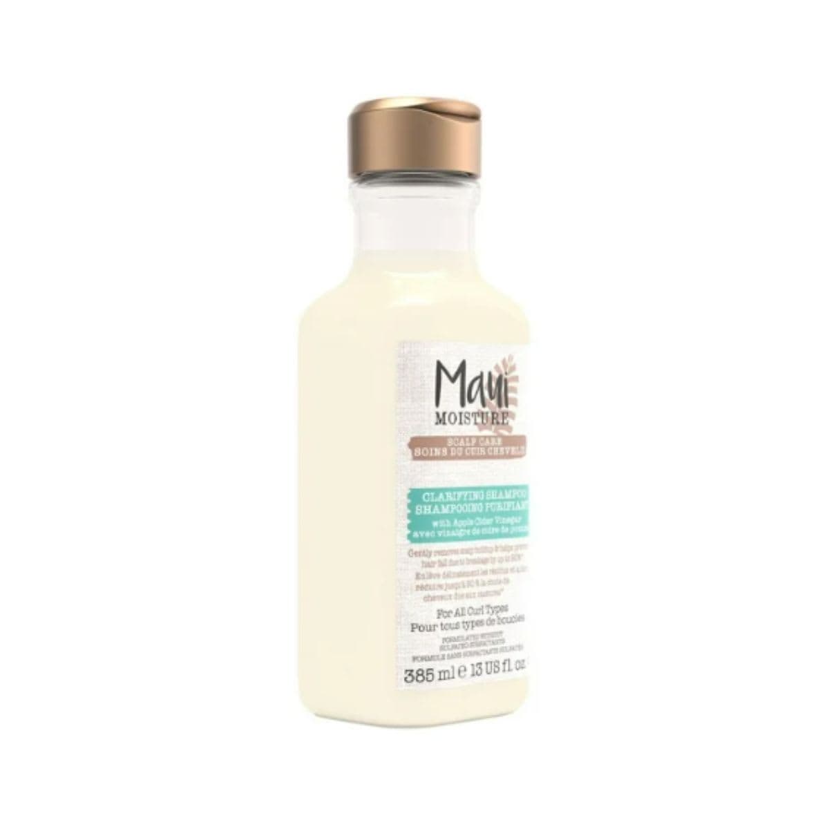Maui Moisture Scalp Care Clarifying Shampoo, Apple Cider Vinegar Curly Hair Shampoo Moisturizes & Removes Scalp Build-Up, Sulfate-Free Surfactants, 385 ml thumbnail 6