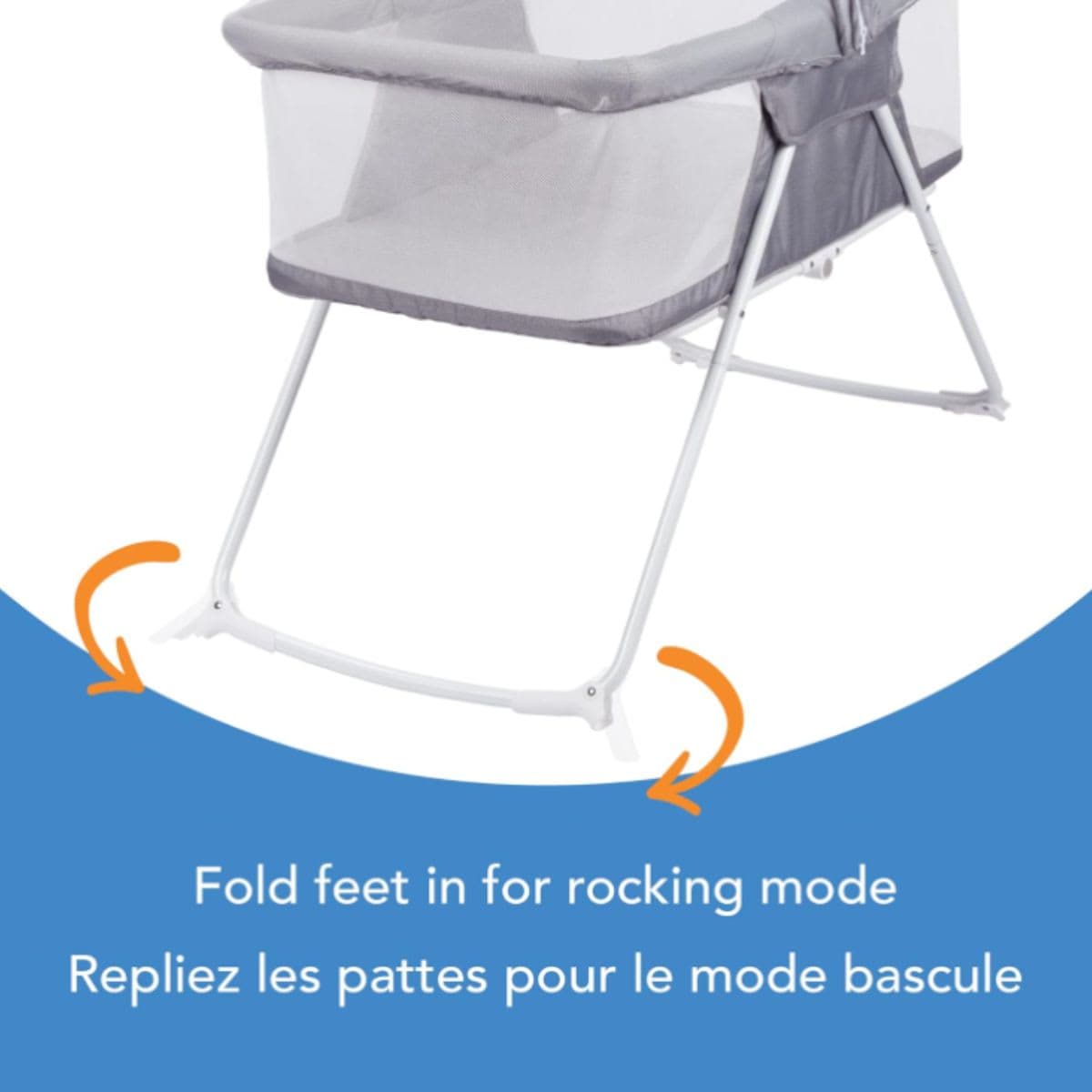 Cosco Sleep Spot Bassinet, Tranquil Grey thumbnail 2