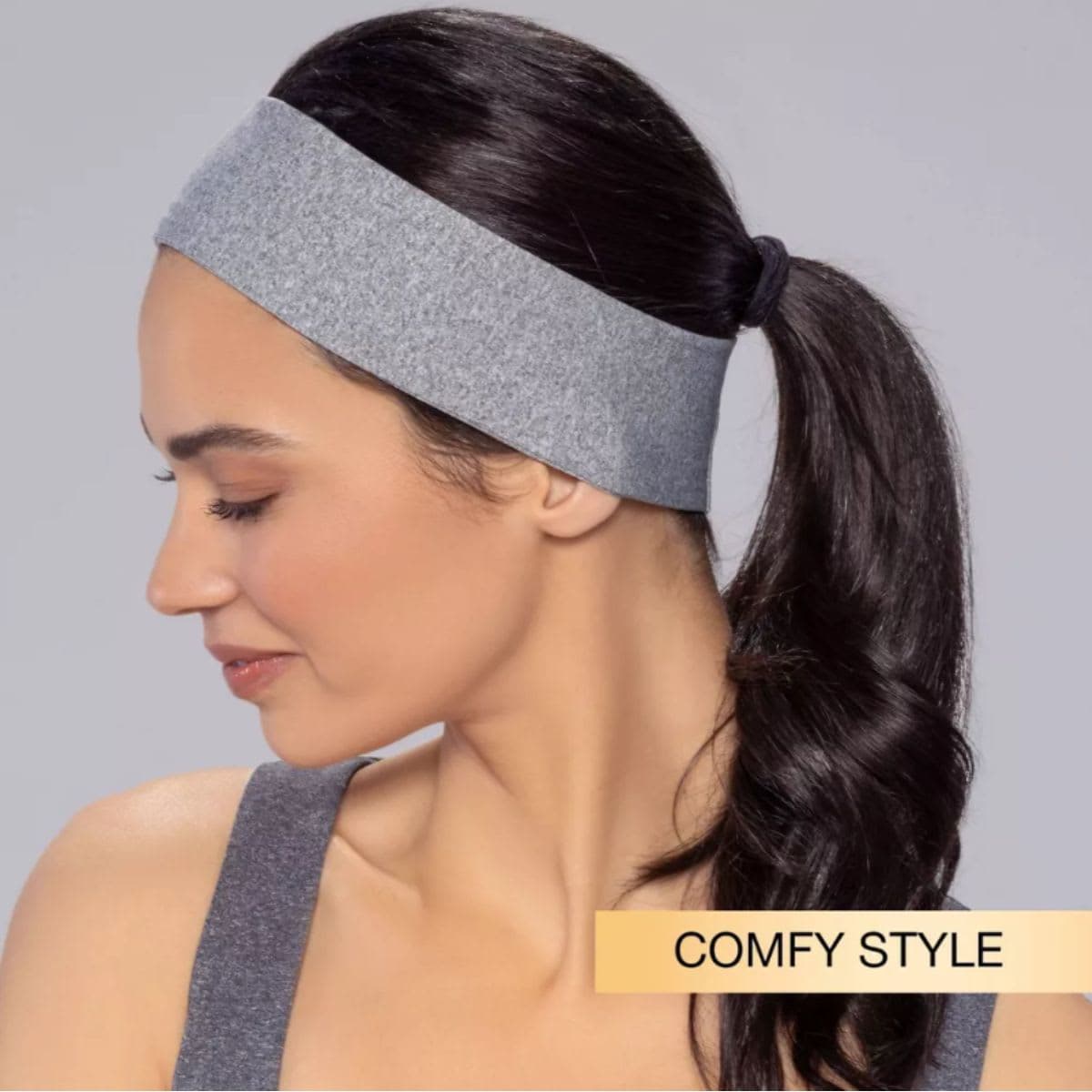 Scunci by Conair Soft Stretchable Headbands- accessories for women - mens headband - running headband- Assorted Colors - 5 Count thumbnail 6