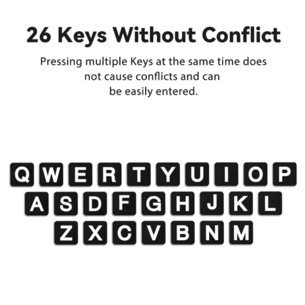 Wired USB Keyboard - AUSDOM Y3S thumbnail 4