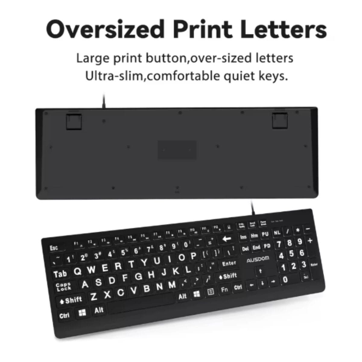 Wired USB Keyboard - AUSDOM Y3S thumbnail 6