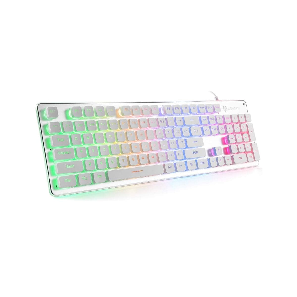 gaming keyboard - LANGTU white silver
