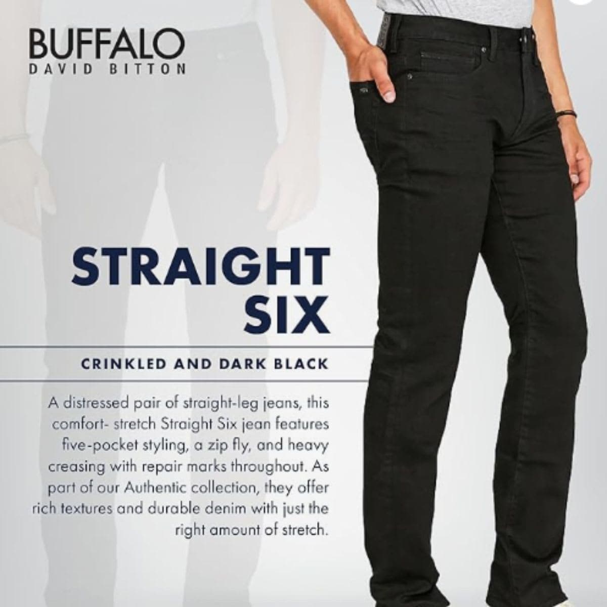 Buffalo David Bitton 30x32 Slim straight Stretch thumbnail 3