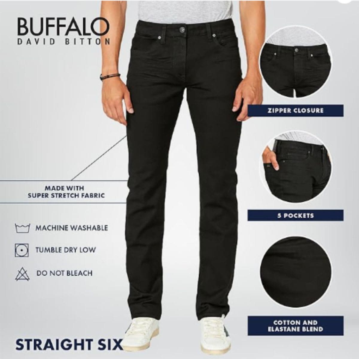 Buffalo David Bitton 30x32 Slim straight Stretch thumbnail 4