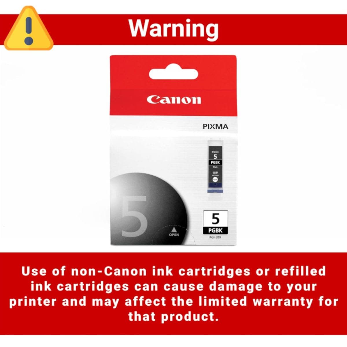 Canon Genuine Canon PGI-5BK Ink Cartridge, Black thumbnail 4