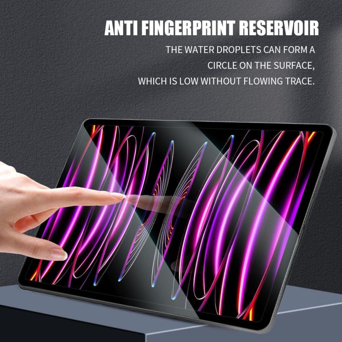 Junfire [2Packs] iPad Pro 12.9 inch (6th/5th/4th/3rd Gen) Anti Blue Light Screen Protector, iPad 12.9-inch Tempered Glass Screen Protector with 9H Hardness/Bubble Free/Case Friendly/Anti Glare thumbnail 4