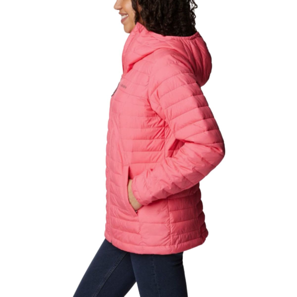 Columbia Womens Silver Falls Hooded Insulated Jacket, Camellia Rose, X-Small US thumbnail 3