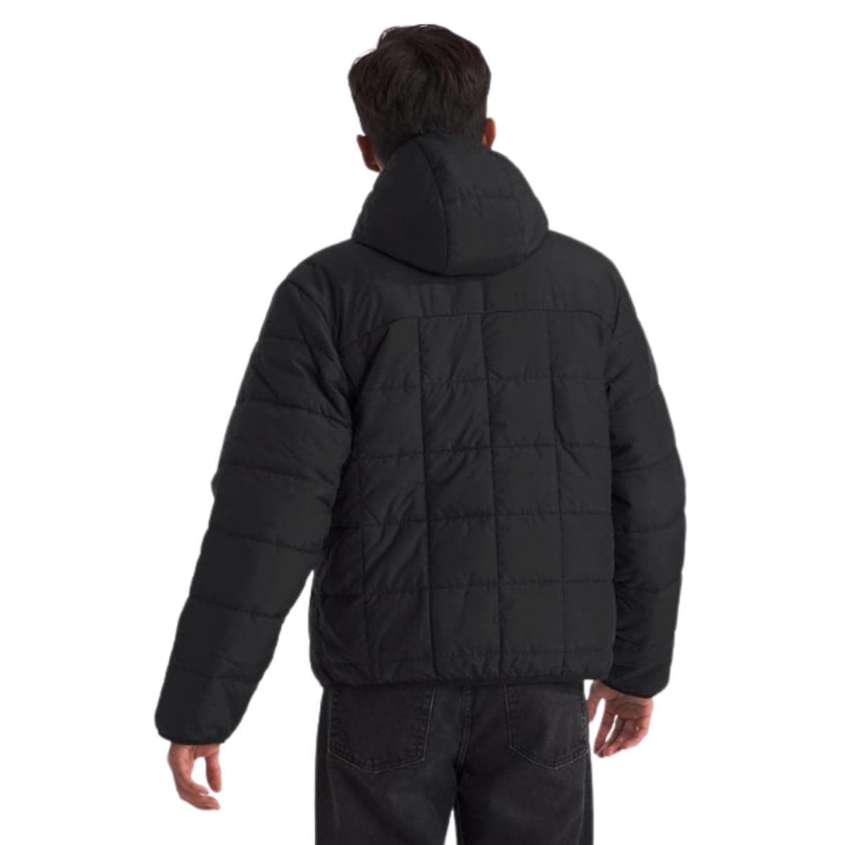 THE NORTH FACE Boys' Reversible Shasta Full Zip Hooded Jacket, TNF Black, Large thumbnail 3