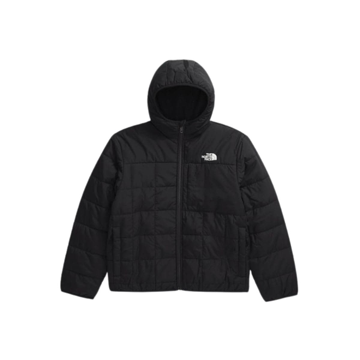 THE NORTH FACE Boys' Reversible Shasta Full Zip Hooded Jacket, TNF Black, Large thumbnail 6