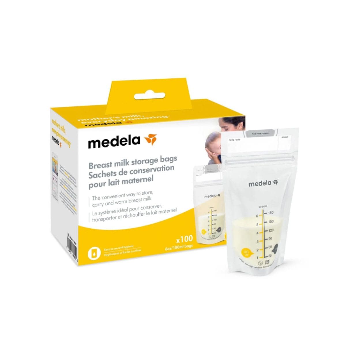 Medela Breastmilk Storage Bags 100 Pack