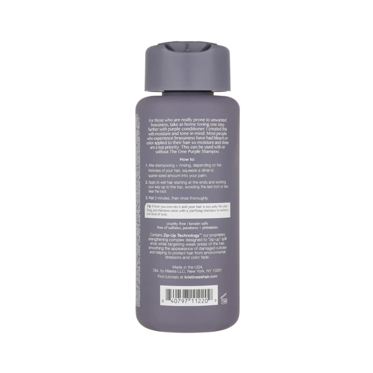 Kristin Ess th one purple conditioner 296ml thumbnail 2