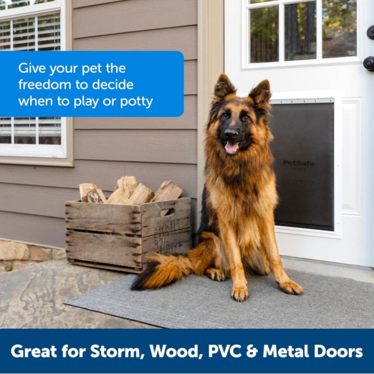 PetSafe Extreme Weather Aluminum Pet Door, Extra Large thumbnail 2
