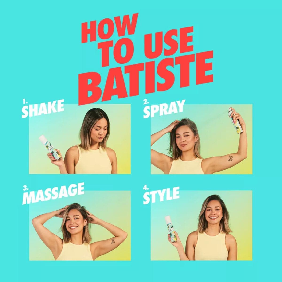 Batiste Dry Shampoo, Volumizing, 3.81 OZ. Pack of 3 thumbnail 2