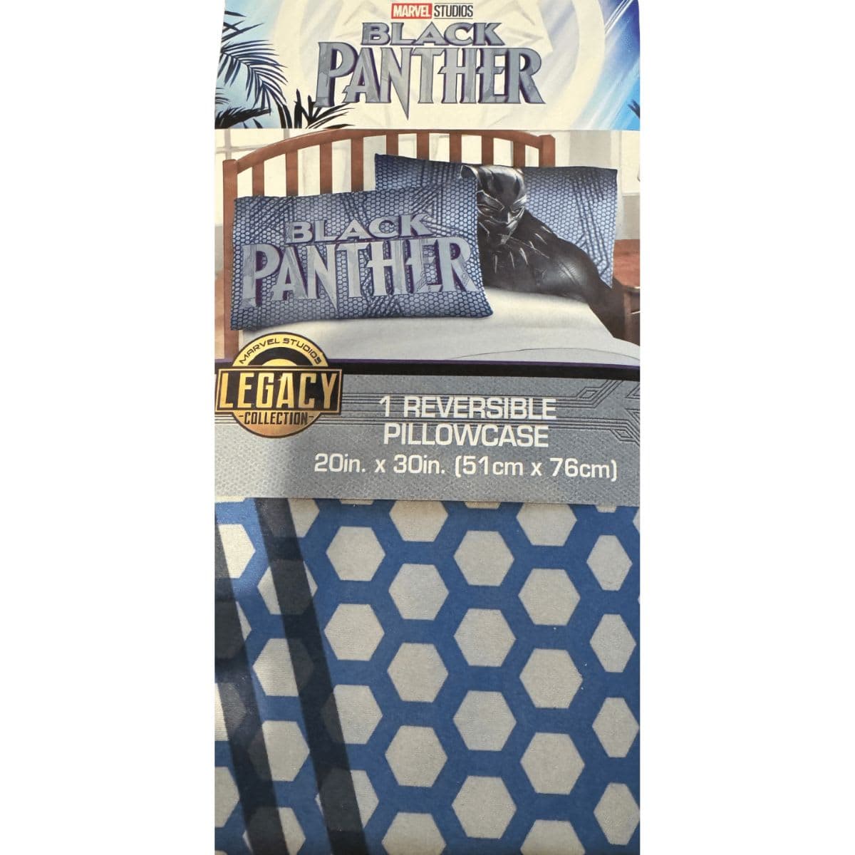 Franco Marvel Black Panther Standard Reversible Pillowcase thumbnail 3